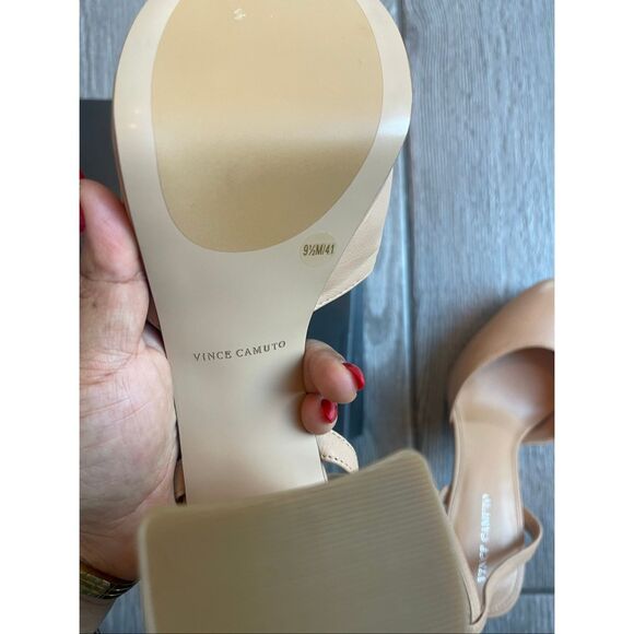 VINCE CAMUTO Patrissya Ankle Strap Platform Pump Size 9.5 NEW WITH BOX - Picture 8 of 8